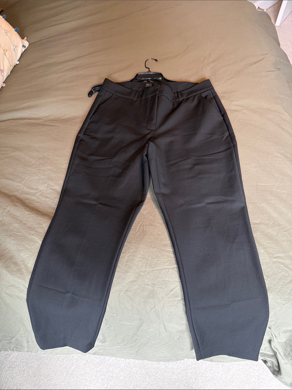 White House Black Market Black Straight-Leg Dress Pants